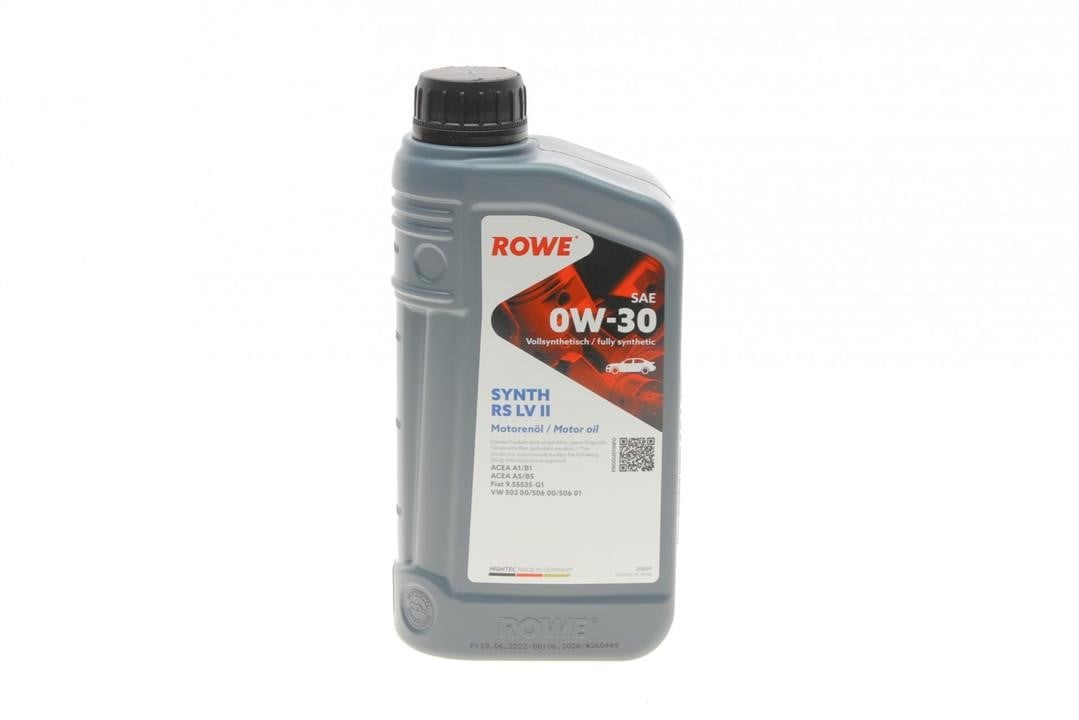Rowe 20069-0010-99 Engine oil ROWE HIGHTEC SYNTH RS LV II 0W-30, 1L 20069001099