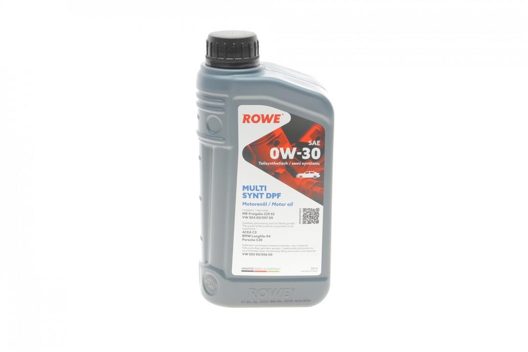 Rowe 20112-0010-99 Engine oil ROWE HIGHTEC MULTI SYNT DPF 0W-30, 1L 20112001099