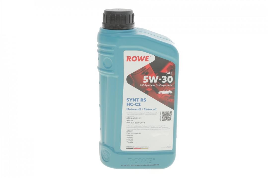 Rowe 20113-0010-99 Engine oil ROWE HIGHTEC SYNT RS HC-C2 5W-30, 1L 20113001099