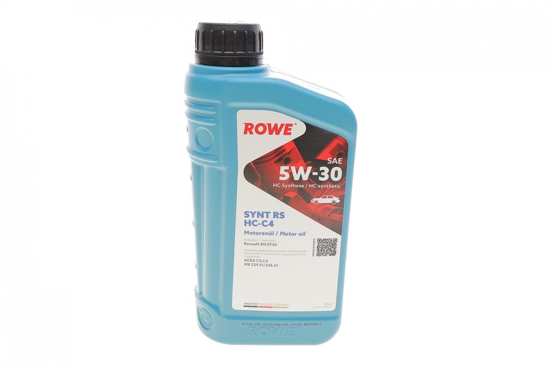 Rowe 20121-0010-99 Engine oil ROWE HIGHTEC SYNT RS HC-C4 5W-30, 1L 20121001099