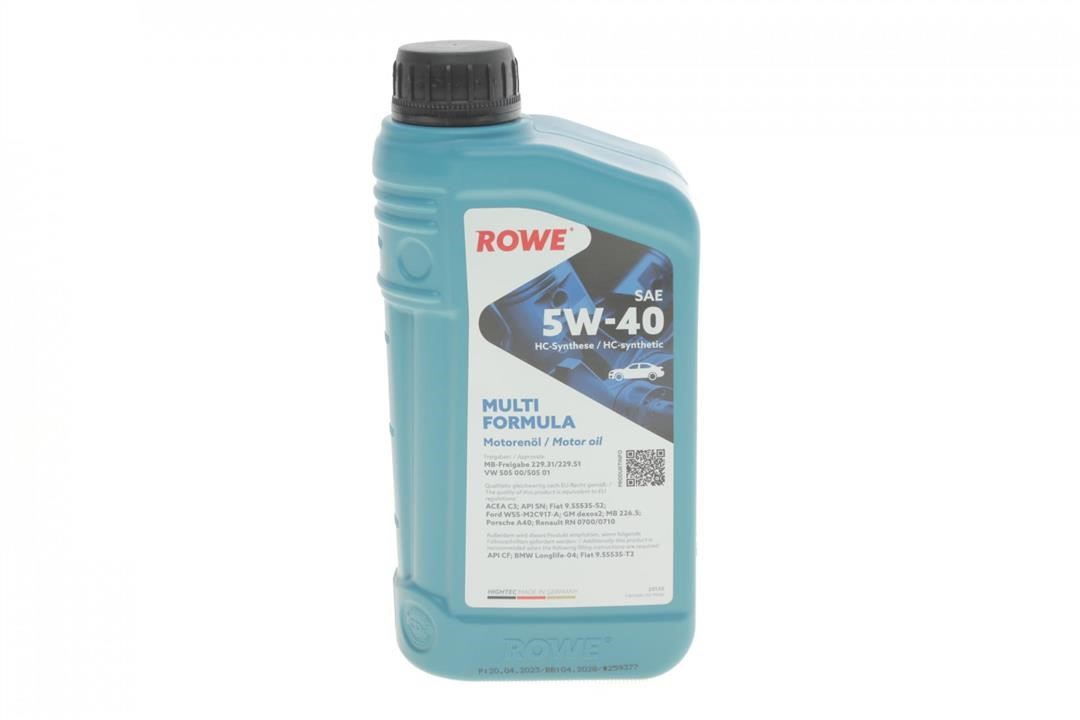 Rowe 20138-0010-99 Engine oil ROWE HIGHTEC MULTI FORMULA 5W-40, 1L 20138001099