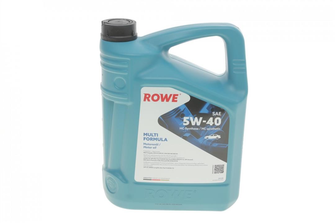 Rowe 20138-0050-99 Engine oil ROWE HIGHTEC MULTI FORMULA 5W-40, 5L 20138005099