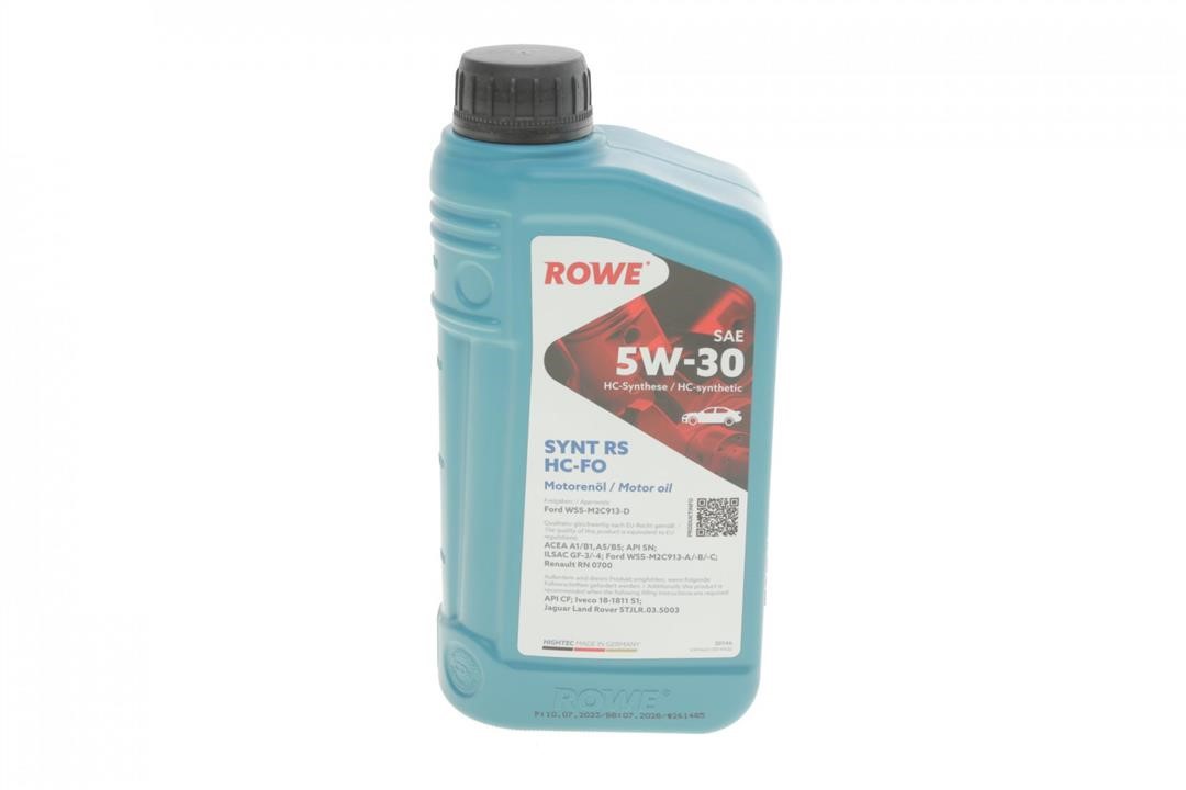 Rowe 20146-0010-99 Engine oil ROWE HIGHTEC SYNT RS HC-FO 5W-30, 1L 20146001099