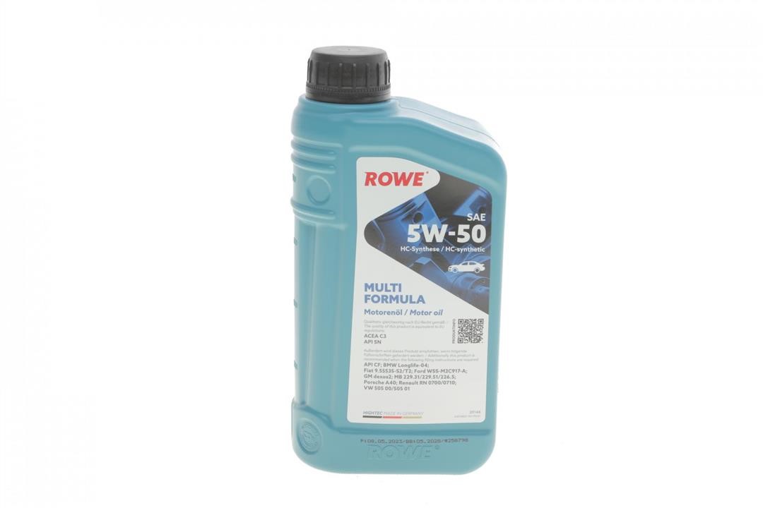 Rowe 20148-0010-99 Engine oil ROWE HIGHTEC MULTI FORMULA 5W-50, 1L 20148001099