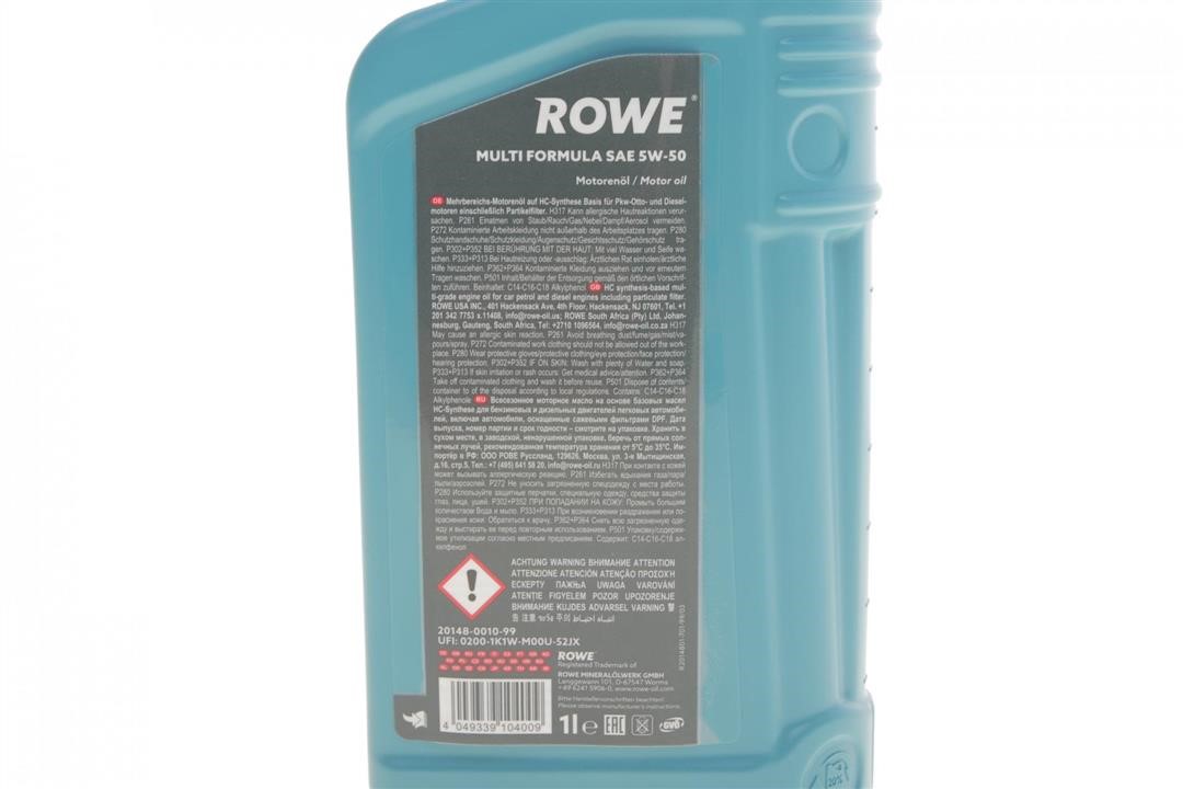 Engine oil ROWE HIGHTEC MULTI FORMULA 5W-50, 1L Rowe 20148-0010-99