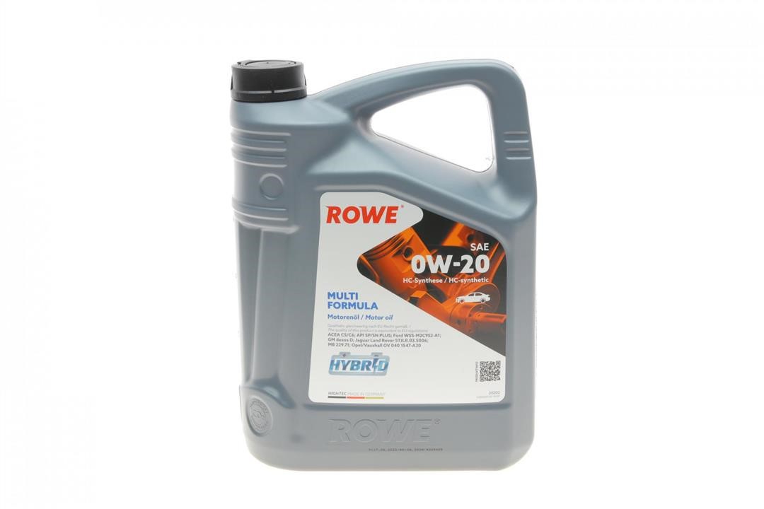 20202005099 Rowe Engine oil ROWE HIGHTEC MULTI FORMULA 0W-20, 5L