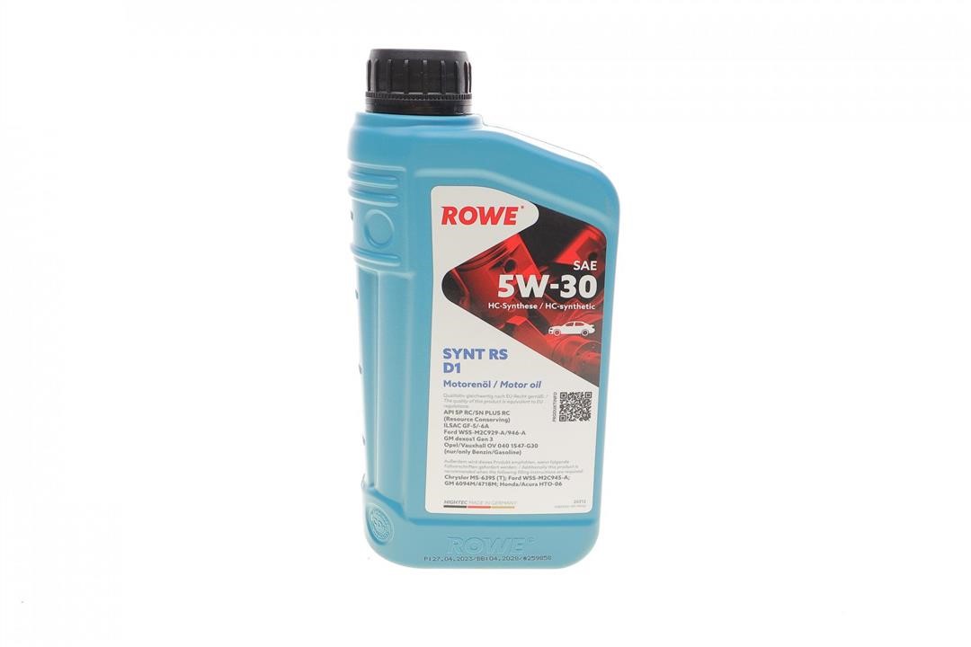 Rowe 20212-0010-99 Engine oil ROWE HIGHTEC SYNT RS D1 5W-30, 1L 20212001099