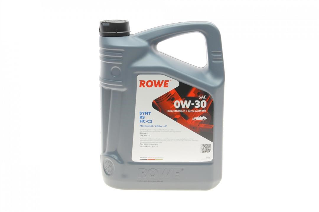 Rowe 20247-0050-99 Engine oil ROWE HIGHTEC SYNT RS HC-C2 0W-30, 5L 20247005099