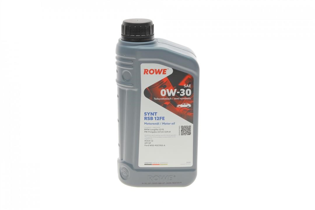 Rowe 20305-0010-99 Engine oil ROWE HIGHTEC SYNT RSB 12FE 0W-30, 1L 20305001099
