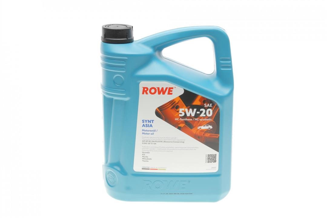 Rowe 20359-0050-99 Engine oil ROWE HIGHTEC SYNT ASIA 5W-20, 5L 20359005099
