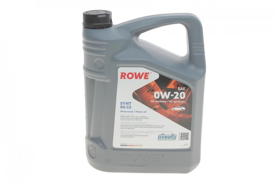 20379005099 Rowe Engine oil ROWE HIGHTEC SYNT RS C5 0W-20, 5L