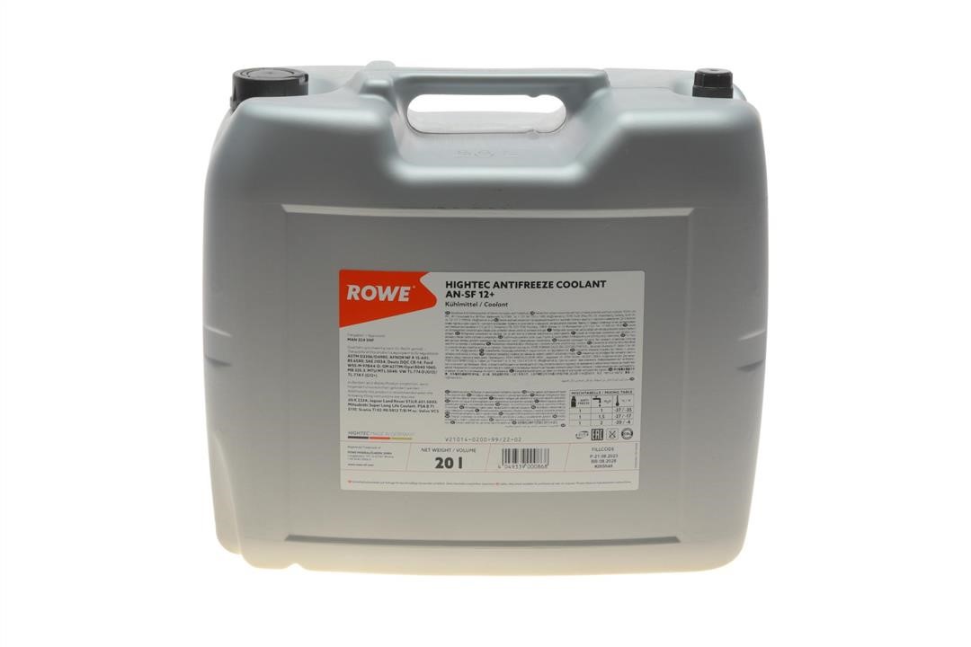 Rowe 21014-0200-99 Antifreeze ROWE HIGHTEC G12+ violet, concentrate, 20L 21014020099