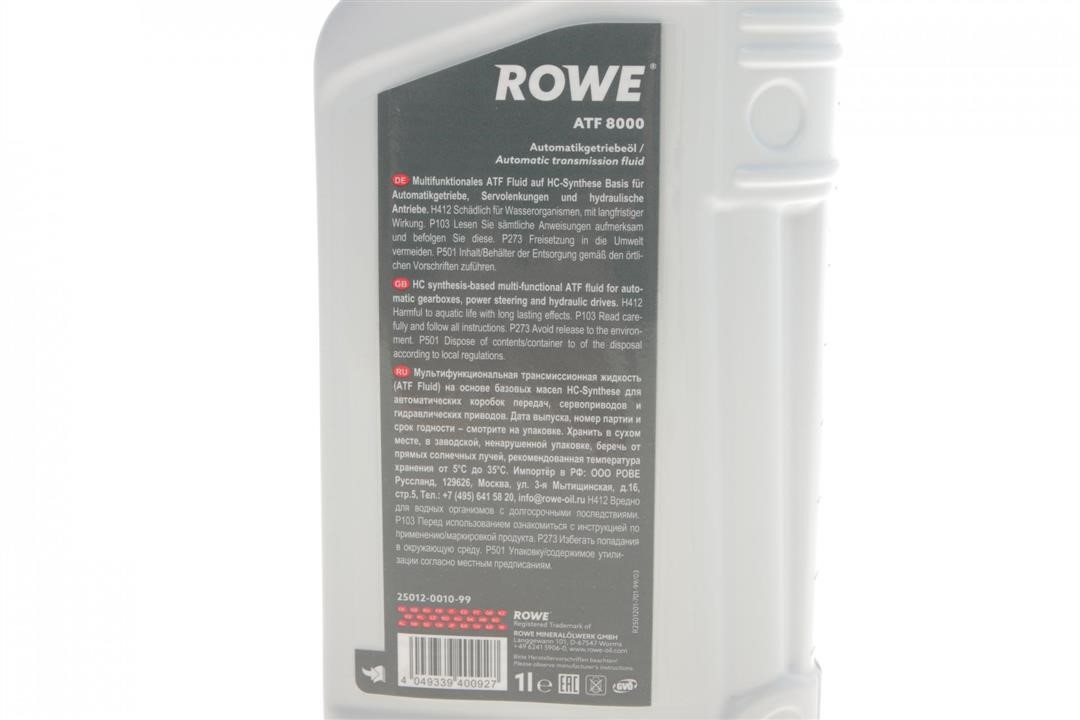 Transmission oil ROWE HIGHTEC ATF 8000 DEXRON IIIG, 1L Rowe 25012-0010-99