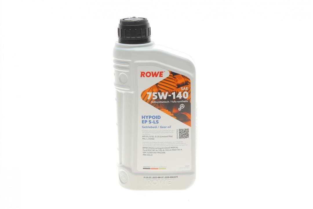 Rowe 25029-0010-99 Transmission oil ROWE HIGHTEC HYPOID EP S-LS 75W-140, 1L 25029001099
