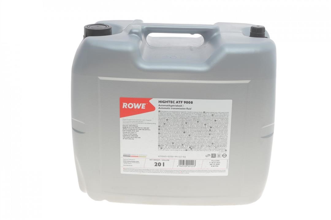 Rowe 25063-0200-99 Transmission oil ROWE HIGHTEC ATF 9008 ATF 3+, 20L 25063020099