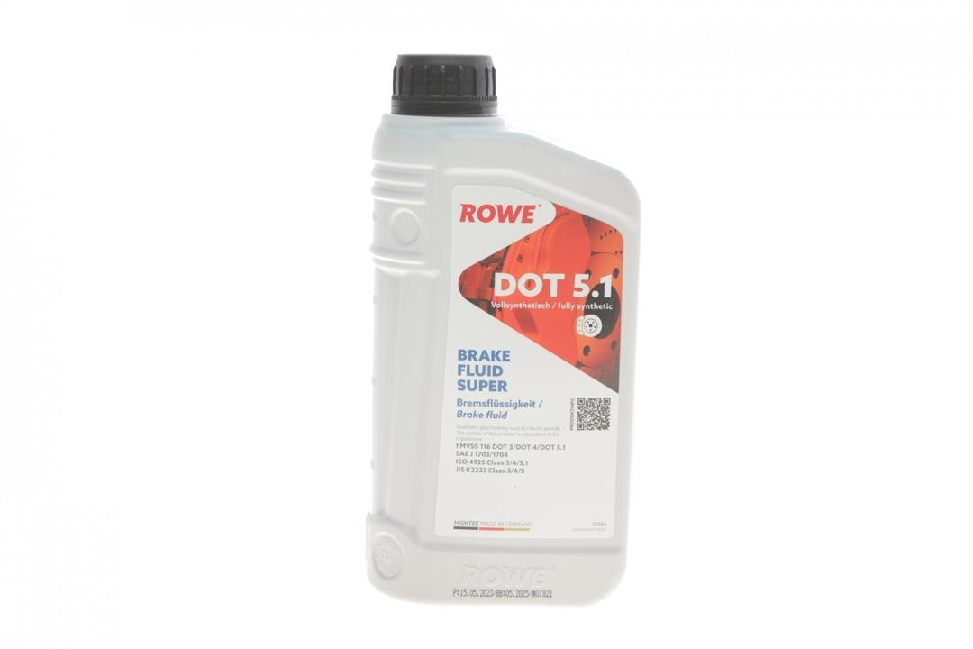 Rowe 25104-0010-99 Brake fluid ROWE HIGHTEC DOT 5.1, 1L 25104001099