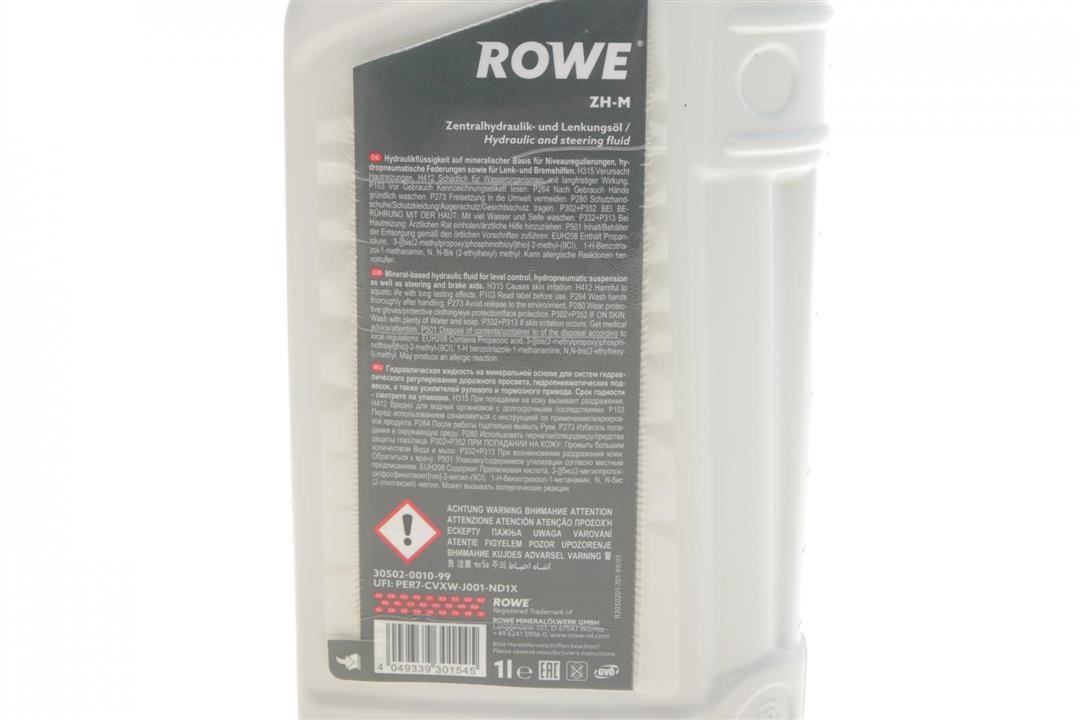 Hydraulic oil HIGHTEC ZH-M, 1L Rowe 30502-0010-99