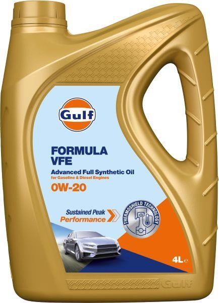 Gulf FORMULAVFE0W204L Engine oil Gulf Formula VFE 0W-20, 4L FORMULAVFE0W204L