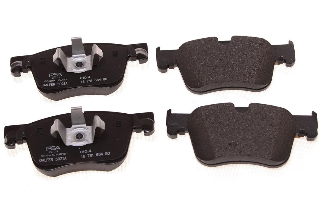 Citroen/Peugeot 1678168480 Brake Pad Set, disc brake 1678168480