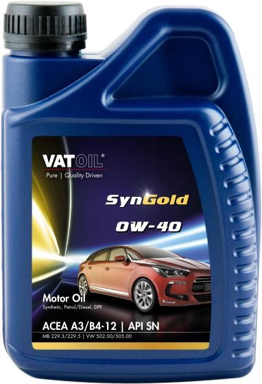 Vatoil 50536 Engine oil Vatoil SynGold 0W-40, 4L 50536