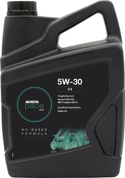 AVISTA 166939 Engine oil Avista Pace EVO C4 5W-30, 4L 166939