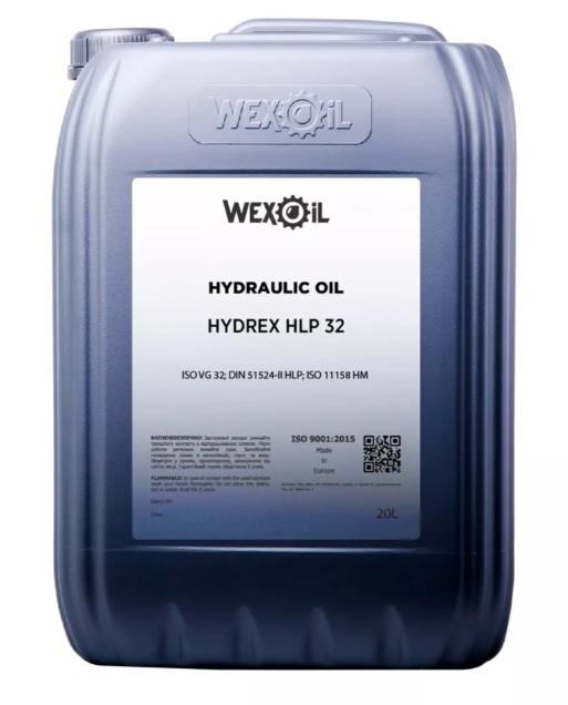 WEXOIL 1231106 Hydraulic oil WEXOIL Hydrех HLP 32, 20L 1231106