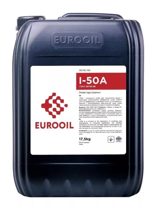 EUROOIL 1231808 Industrial Oil EUROOIL E-OIL I-50, 17,5L 1231808