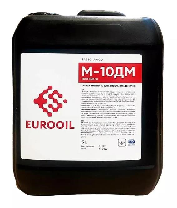EUROOIL 1248771 Engine oil EUROOIL М-10ДМ, 5L 1248771