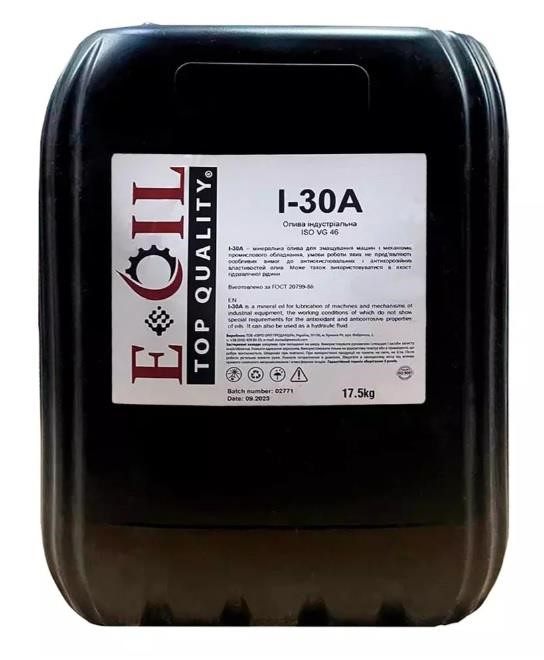 EUROOIL 1278561 Industrial Oil EUROOIL I-30A, 17,5L 1278561