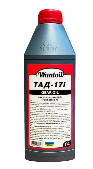 WANTOIL 1278574 Transmission oil WANTOIL ТАД-17i, 1L 1278574