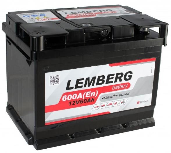 LEMBERG battery LB60-1 Battery LEMBERG battery 12V 60Ah 600A(EN) L+ LB601