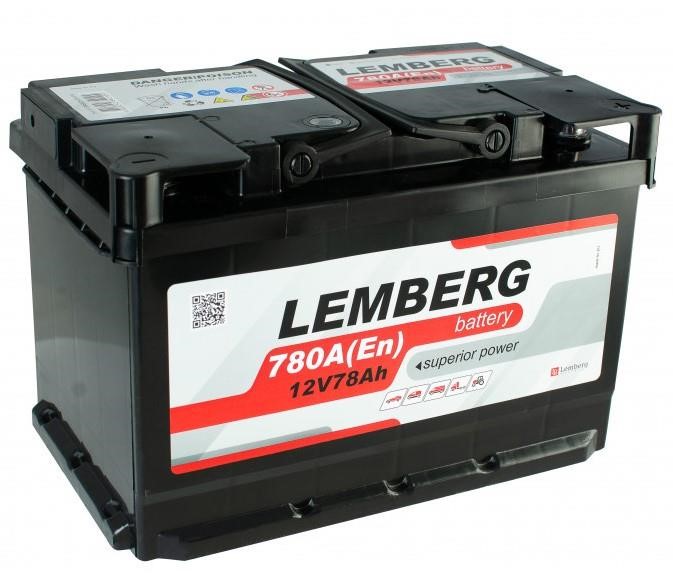 LEMBERG battery LB78-0 Battery LEMBERG battery 12V 78Ah 780A(EN) R+ LB780