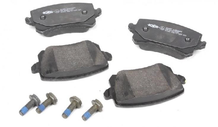 Icer 181857 Rear disc brake pads, set 181857