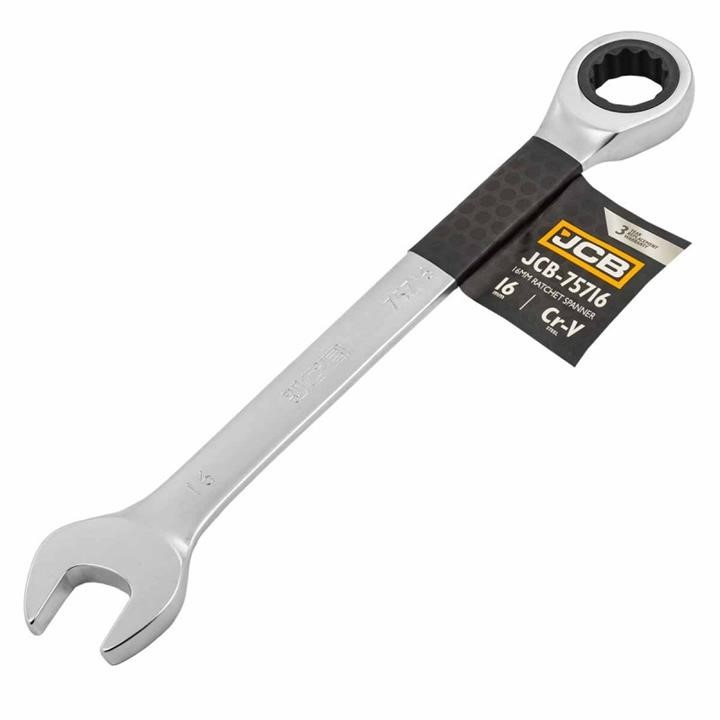 JCB Tools JCB-75716 Combination wrench with ratchet JCB75716