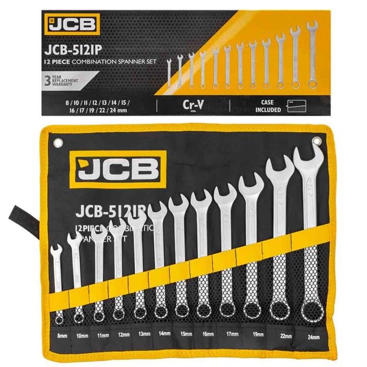 JCB Tools JCB-5121P Set of combined wrenches JCB5121P