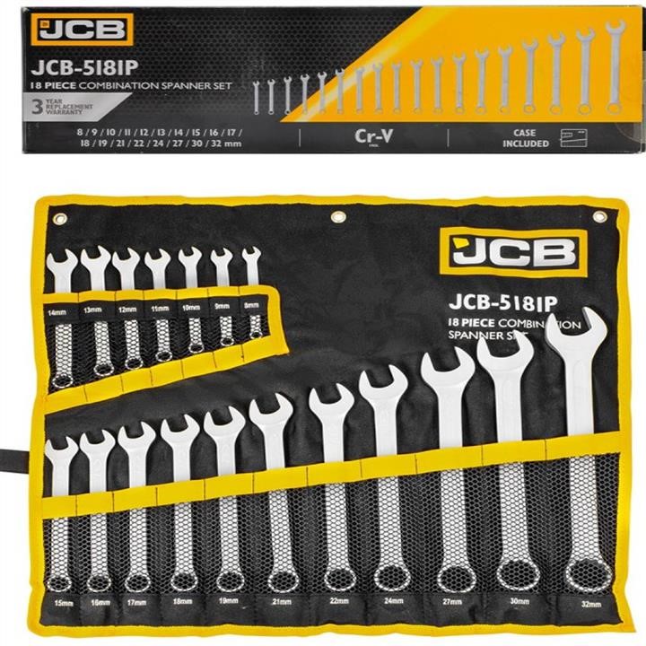JCB Tools JCB-5181P Set of combined wrenches JCB5181P