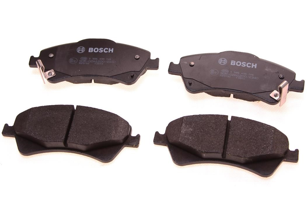 Bosch 0 986 495 106 Brake Pad Set, disc brake 0986495106