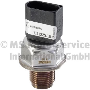 Pierburg 7.11225.16.0 Sensor, fuel pressure 711225160 711225160 Pierburg Sensor, fuel pressure