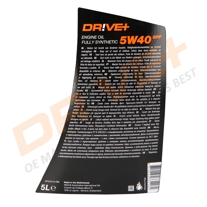 Engine oil Dr!ve+ DPF 5W-40, 5L Dr!ve+ DP3310.10.188