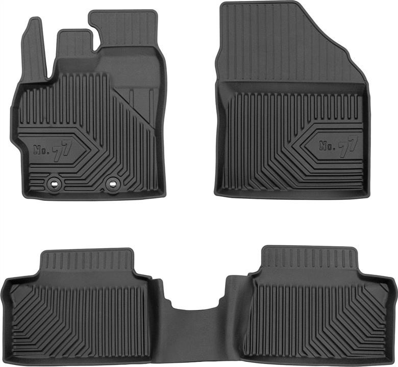 Car foot mats Mazda 2: 77426474 Frogum Rubber floor mats Frogum No. 77, set