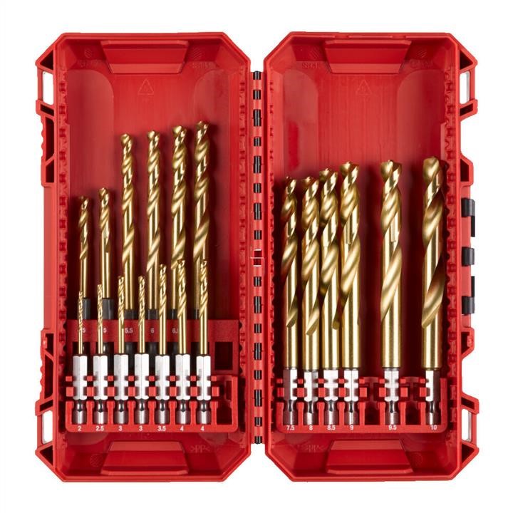 4932493866 Milwaukee Swave Hss-G Tin Hammer Drill for Metal 19Pcs. - Milwaukee Set