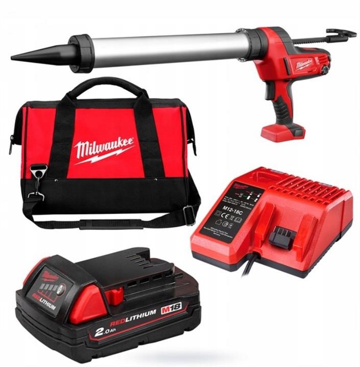 4933441305 Milwaukee M18 Heavy Duty Glue Gun With Tube 600 Ml C18 Pcg/600A-201B 18V Akum Milwaukee