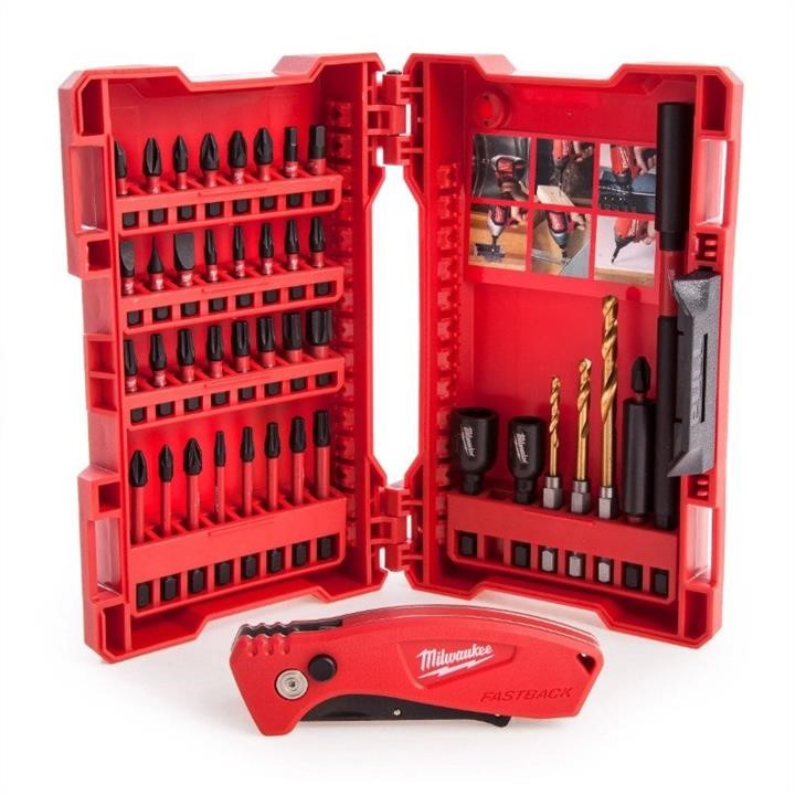 4932459763 Milwaukee Impact Bit Set 40 Pcs. Shockwave Impact Duty Milwaukee Set Milwaukee