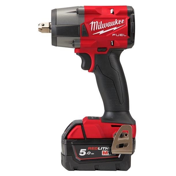 Milwaukee 4933478453 M18 Cordless Impact Wrench 1/2' M18Fmtiw2P12-502, 881Nm, In Case, With 2 4933478453