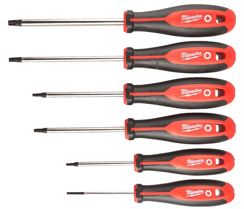 Milwaukee 4932471809 Torx Screwdriver Set - 6 Pcs. Milwaukee Set 4932471809