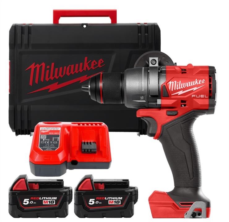 4933479860 Milwaukee M18 Fpd3-502X Impact Drill In2 (Set With Charger + 2X Battery 5Ah)