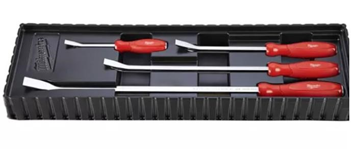 Set of Tools for Prying Loms - 4 Pcs. Milwaukee Set Milwaukee 48229214