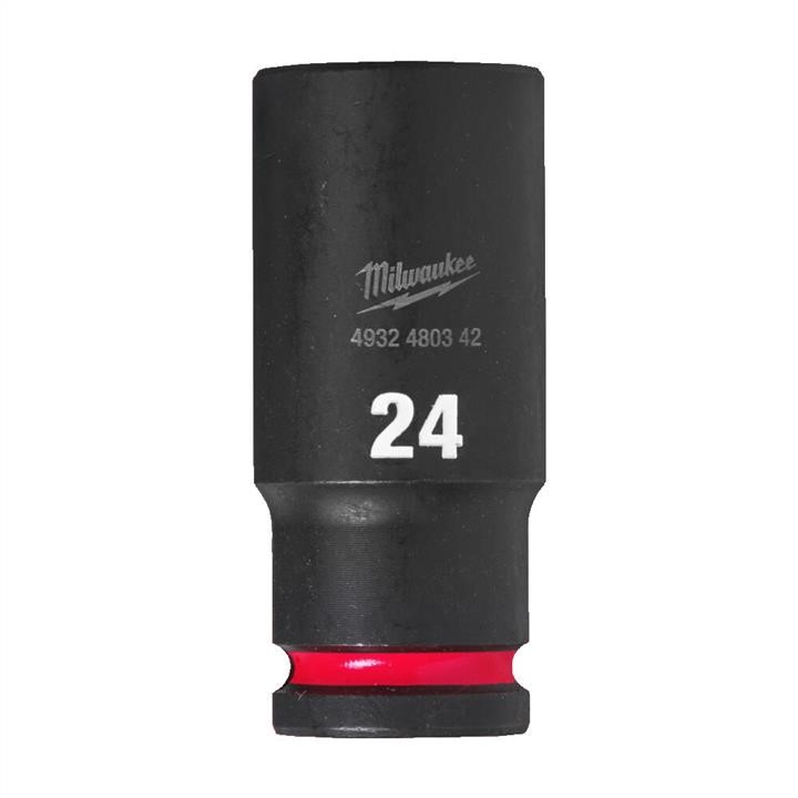 4932480342 Milwaukee Impact socket 1/2" 24 mm, extended Milwaukee