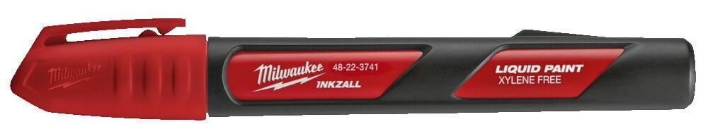 Milwaukee 4932492143 Milwaukee InkZAll liquid ink marker, red 4932492143