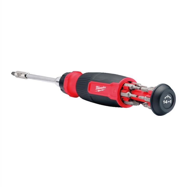 Screwdriver with replaceable bits 14 in 1 (PH/PZ/TX/HEX/SL) Milwaukee Milwaukee 4932480582